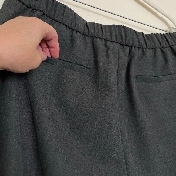 Banana Republic Factory Mid-Rise Gray Dress Pant Trouser, size 12 - Picture 2 of 13